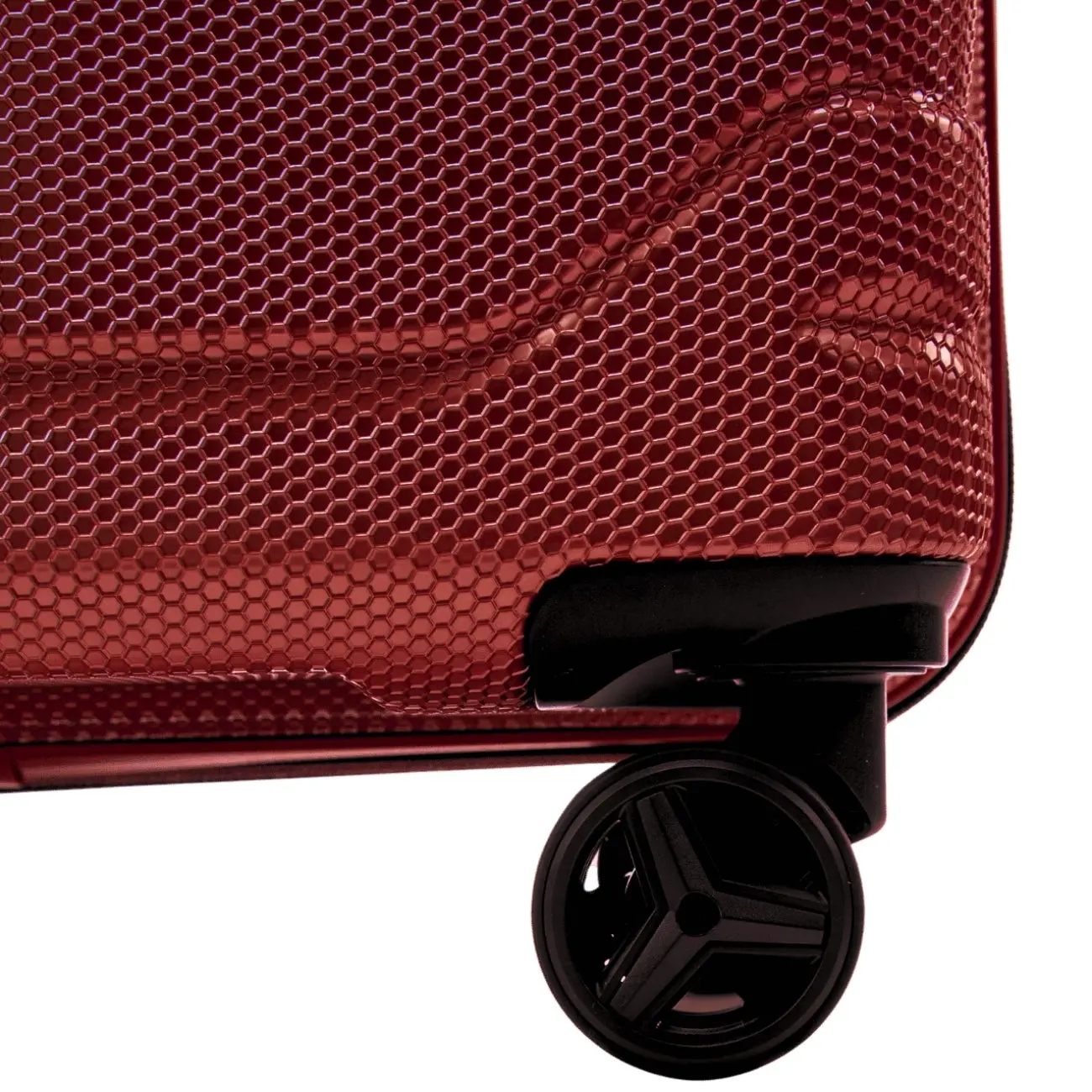 Zestaw 4 walizek Wings CRAKE S/M/L + Kuferek WINE RED - Image 6