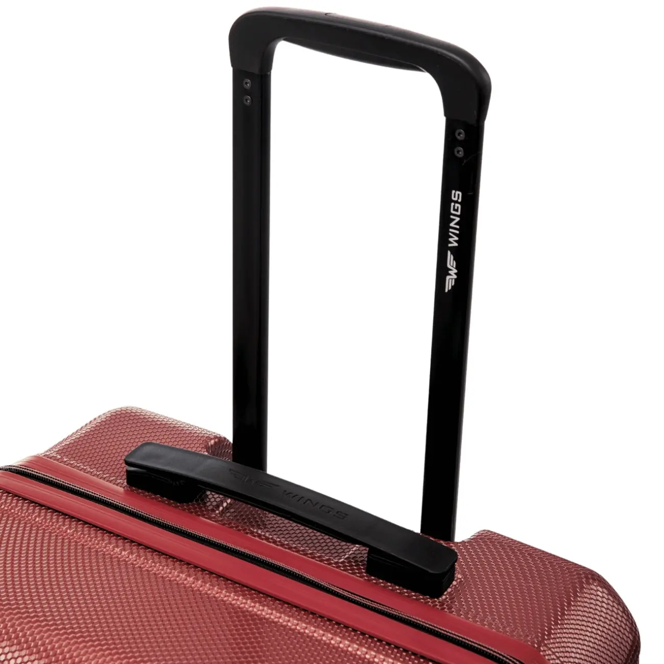 Zestaw 4 walizek Wings CRAKE S/M/L + Kuferek WINE RED - Image 8