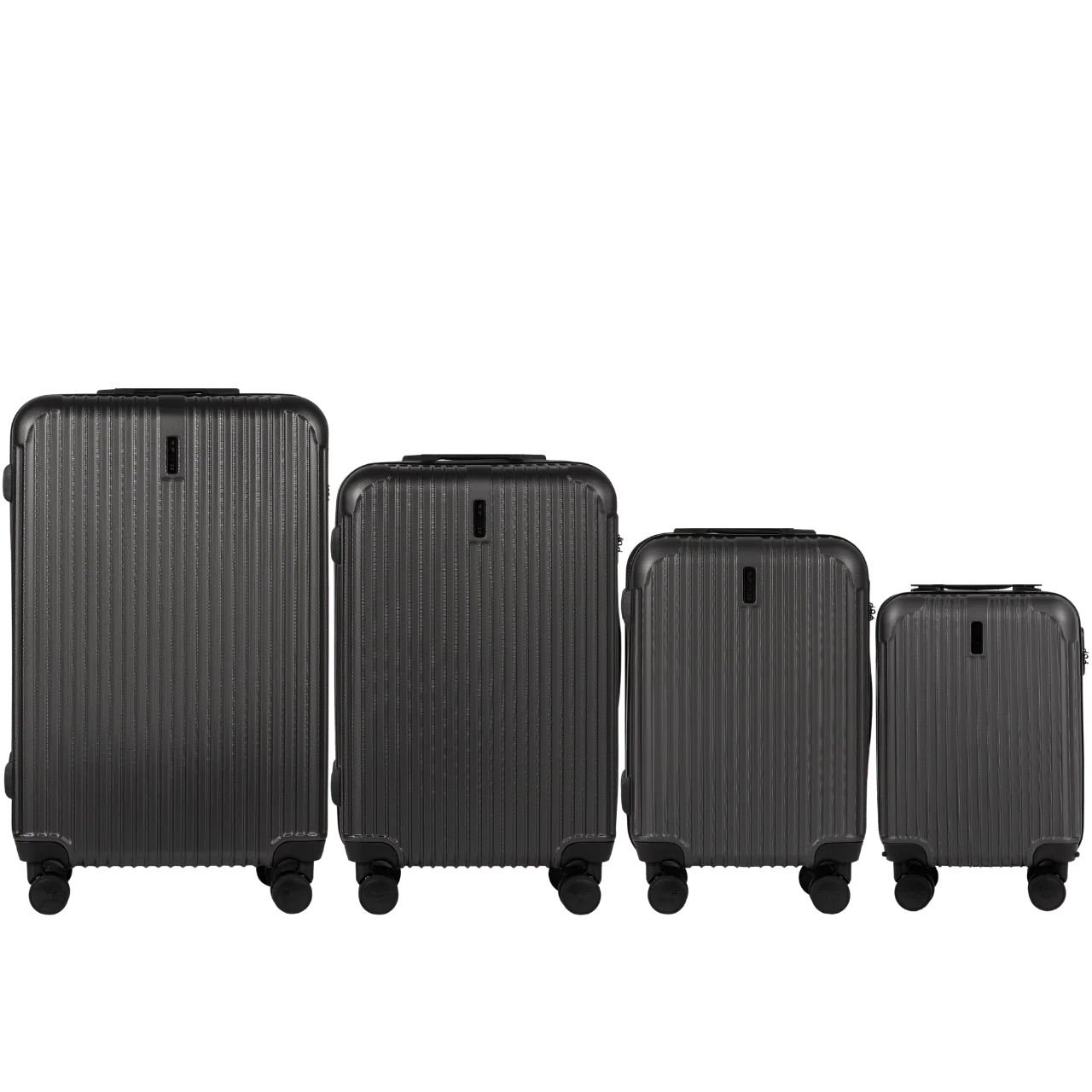 ZESTAW 4 WALIZEK WINGS EGRET DARK GREY
