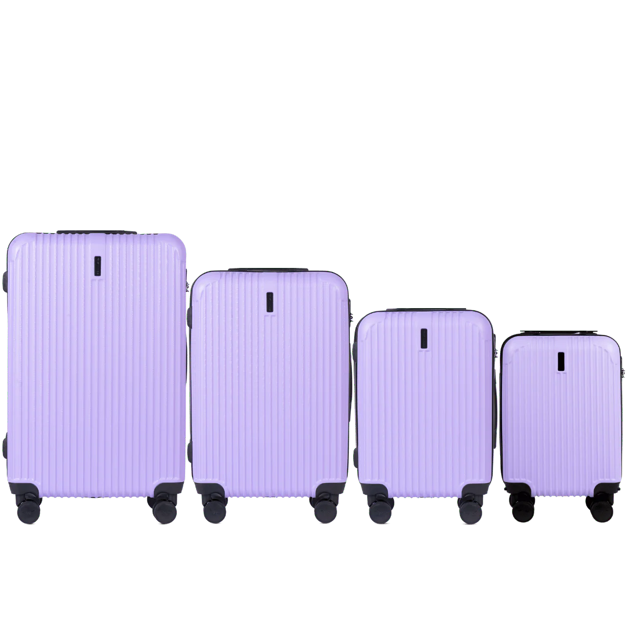 ZESTAW 4 WALIZEK WINGS EGRET LIGHT PURPLE