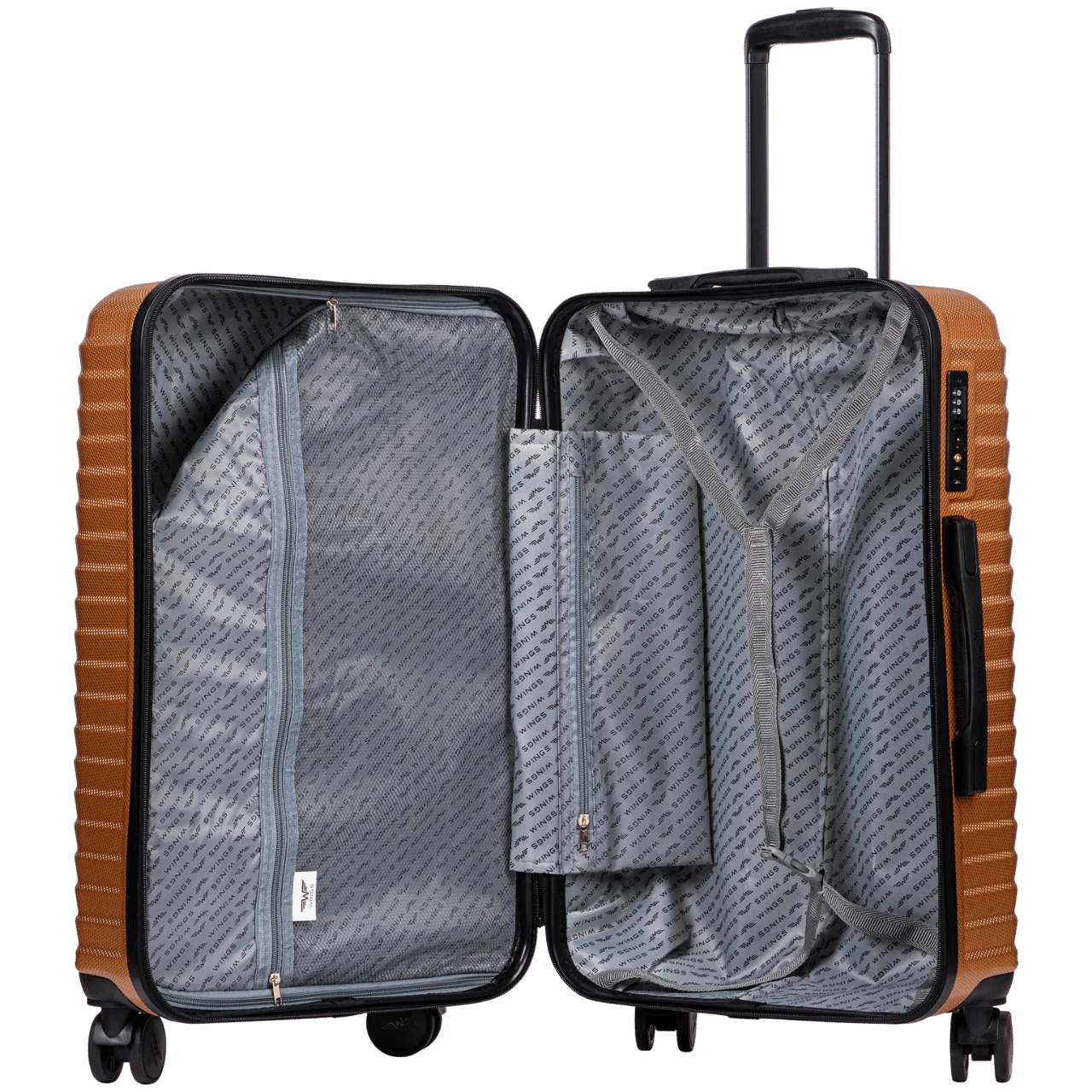 Zestaw 4 walizek Wings PC Sea Eagle GREEN - Image 10
