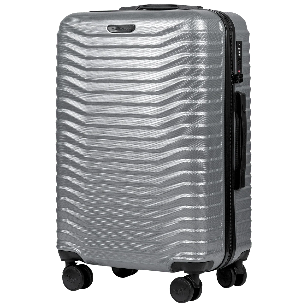 Zestaw 4 walizek Wings PC Sea Eagle SILVER - Image 2